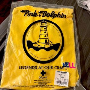 pink dolphin hello tee